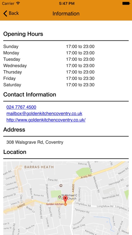 Golden Kitchen Coventry