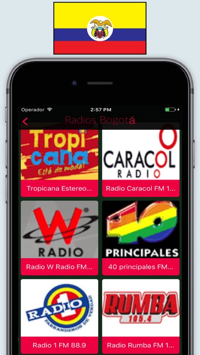 Radio Colombia FM / Radios Stations Online Live iPhone screenshot 2 - Entertainment app