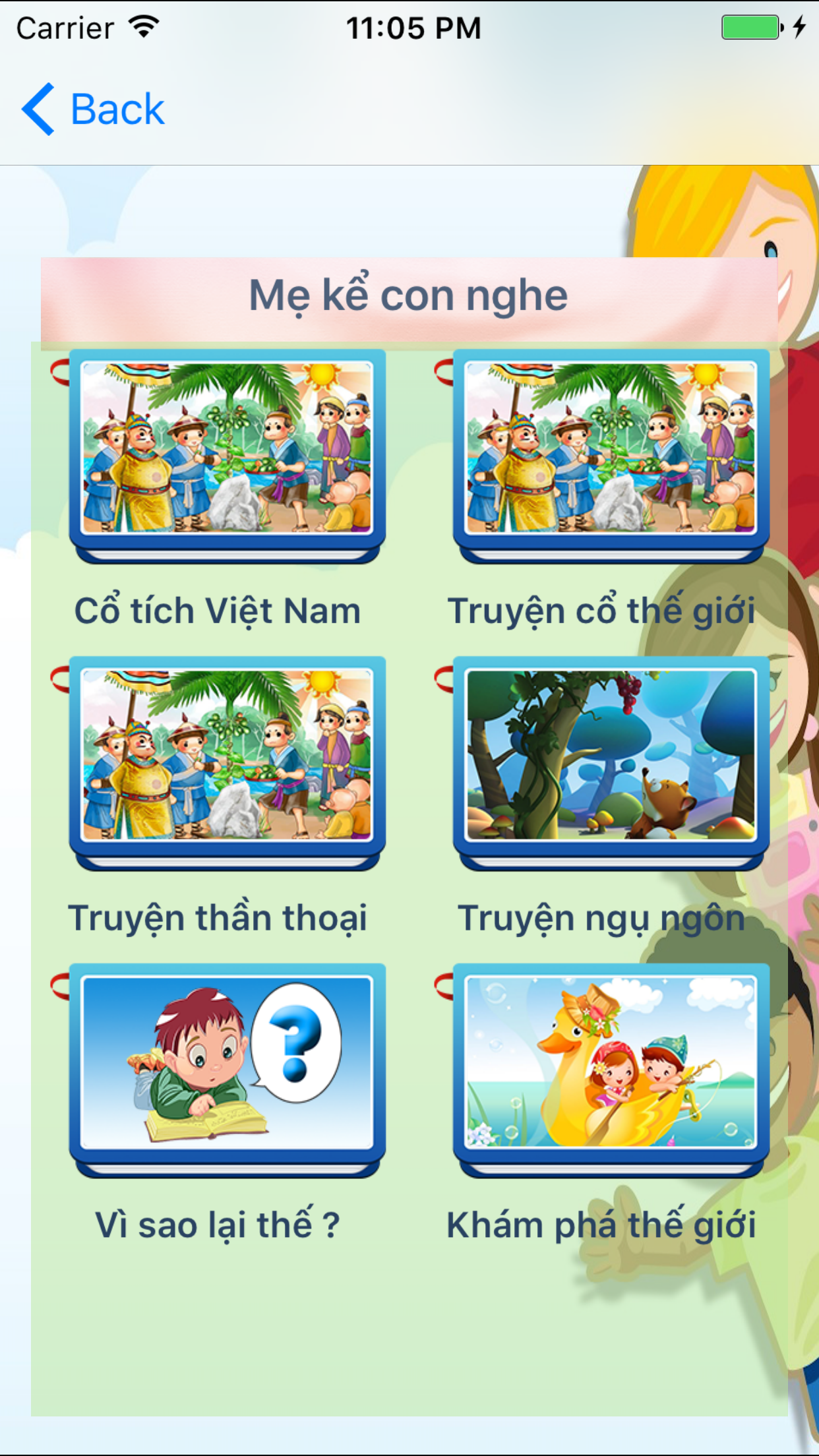 Mẹ và Bé yêu-Ứng dụng nuôi dạy bé từ 0 đến 5 tuổi screenshot 3