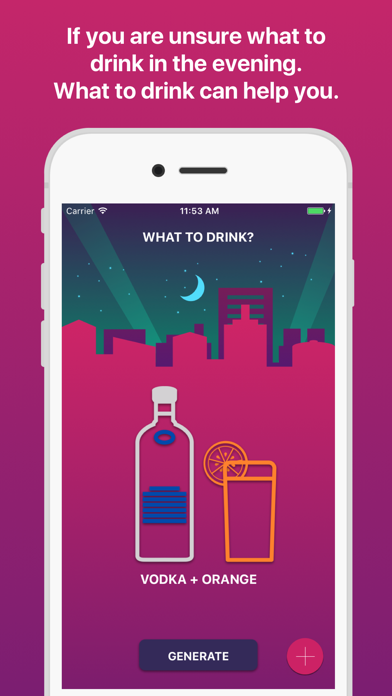 How to cancel & delete What to drink? - DrinkGenerate from iphone & ipad 1