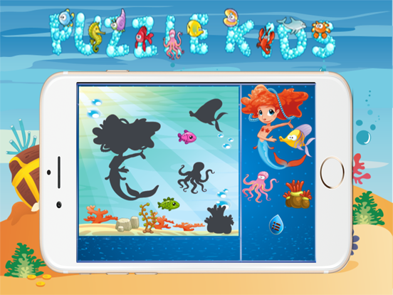 Screenshot #6 pour Sea Animals Puzzle Toddlers Learning Games