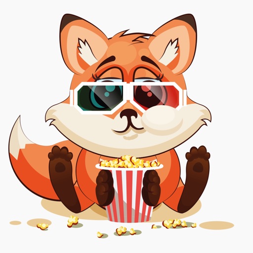The Happiest Fox - Stickers for iMessage