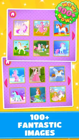 Game screenshot Cute Ponies & Unicorns Puzzles : Logic Game apk