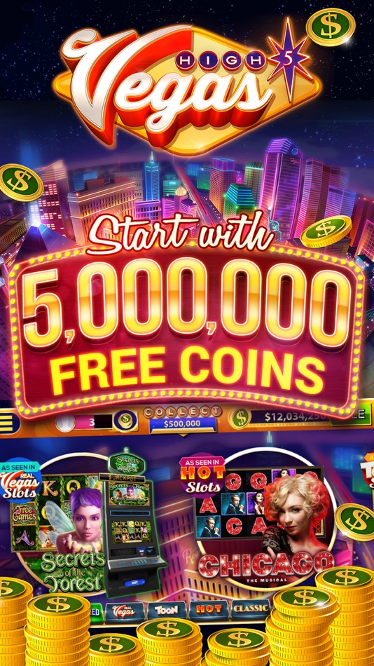 High 5 Vegas - Hit Slots - 2.5.7 - (iOS)
