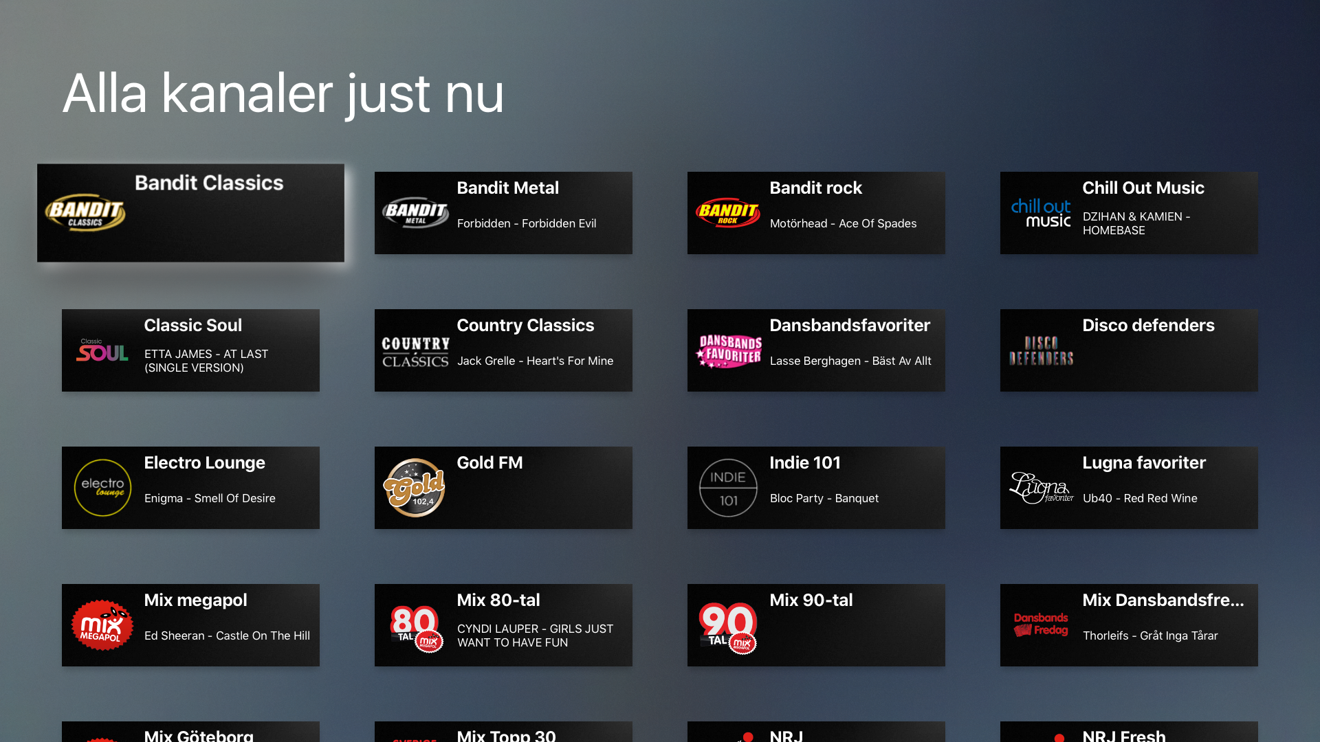 Svensk radio app screenshot 16