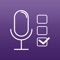 A simple way to record quick voice messages as a quick memo, or a todo-list