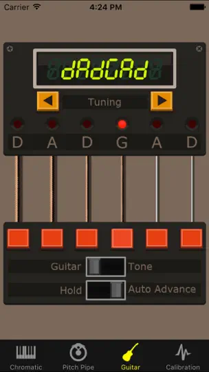 Captura de pantalla de Pitch Pipe+ en iPhone 3