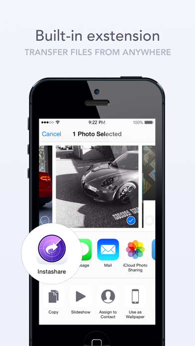 Instashare - Transfer files the easy way, AirDrop for iOS & OSX Screenshot 3