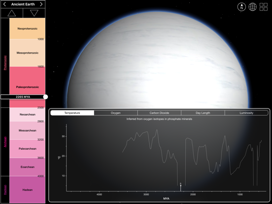 EarthViewer iPad app afbeelding 5