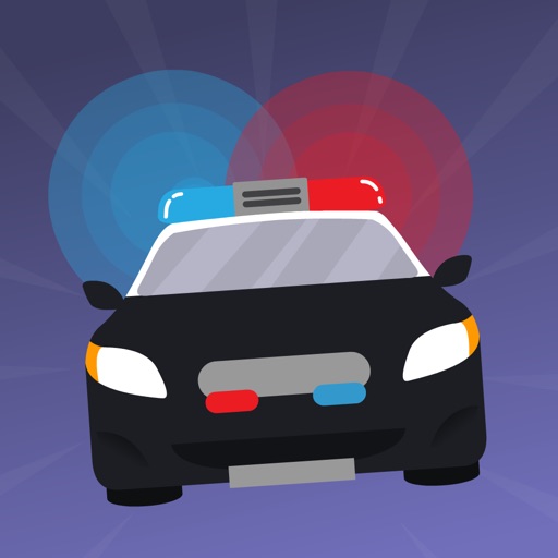 Police chase: Lights and siren. Pursuit racing iOS App