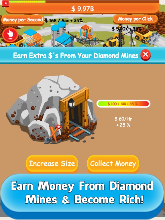 Screenshot #6 pour Diamond Miner Tycoon