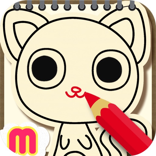 learn to draw animal - doodle and paint cute pet and wild animals – creative studio for baby and toddler Icon