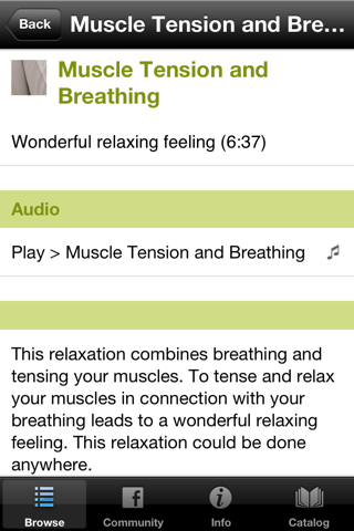 Autogenic Training Progressive Muscle Relaxation 2 screenshot 3