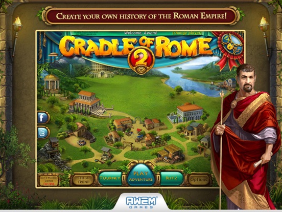 Cradle of Rome 2 HD iPad app afbeelding 1