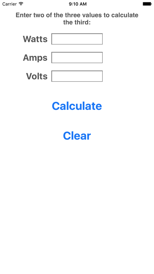 Watts - A power converter (iOS) 由: Eclectic DNA, LLC Watts - A power converter (iOS) 由: Eclectic DNA, LLC