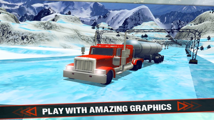 Real Truck Parking - Snow Cargo Truck Driver