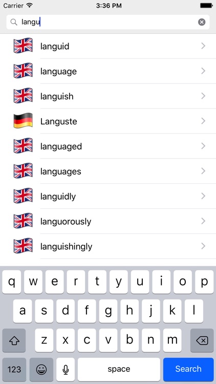 NiftyWords German-English Dictionary (Pro)