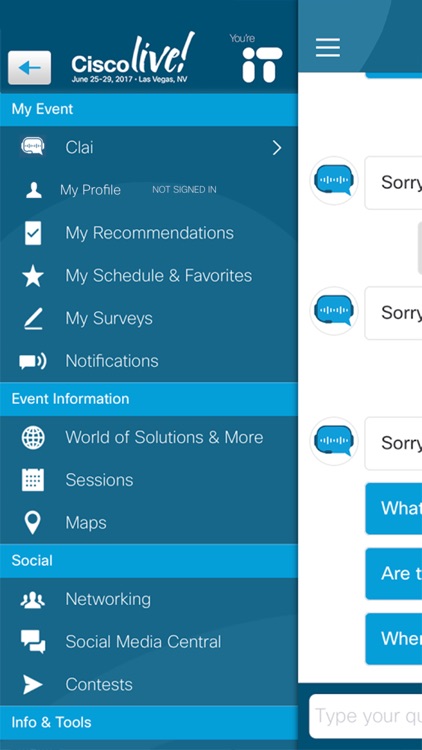 Cisco Events App