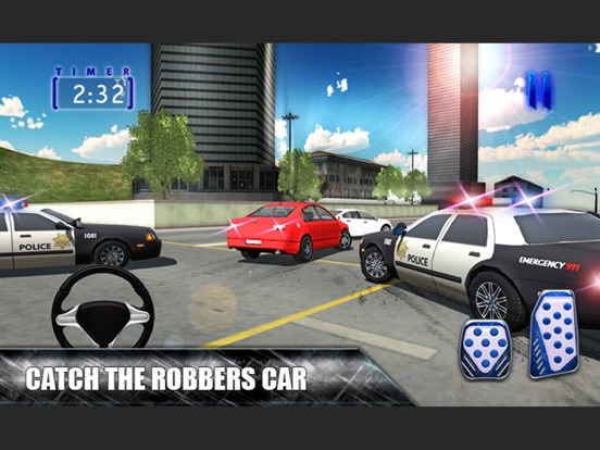 警察ロブカーチェイス＆3D都市走行シミュレーターのおすすめ画像2