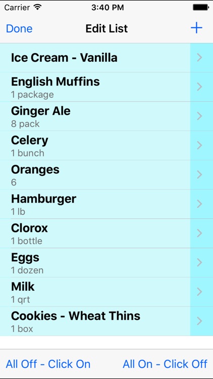Grocery List Organizer screenshot-3