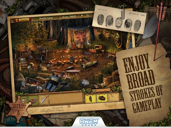 Screenshot #1 for Golden Trails: Hidden Object Adventure Western