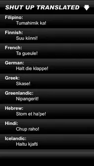 Shut Up Button iphone bilder 1