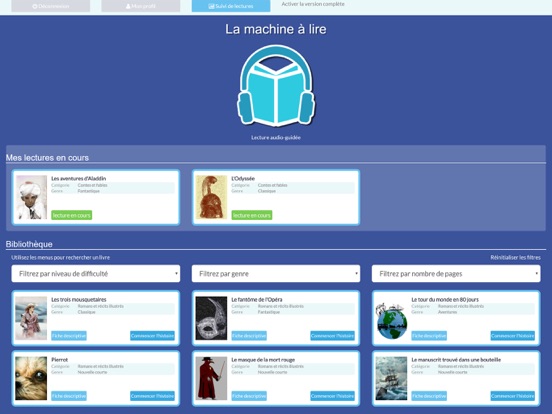 Screenshot #5 pour Machine à lire