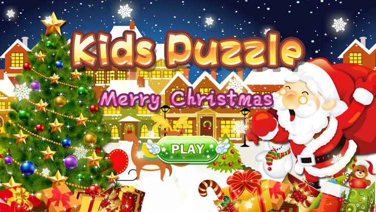 圣诞节识字拼图-读拼音认汉字玩游戏