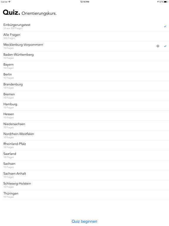 Screenshot #4 pour Quiz.Orientierung