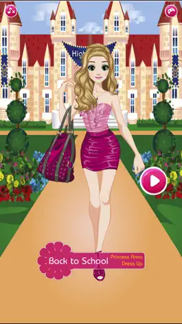 Game screenshot Back to School - Princess Anna Dress up Game mod apk