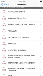 Florida Rules of Civil Procedure (LawStack Series) screenshot #5 for iPhone