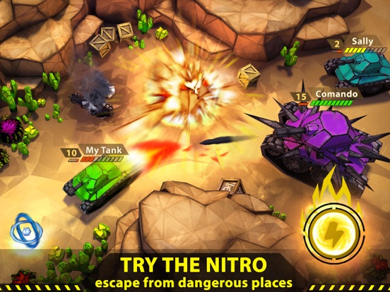 Screenshot #5 pour Crash of Tanks: Pocket Mayhem