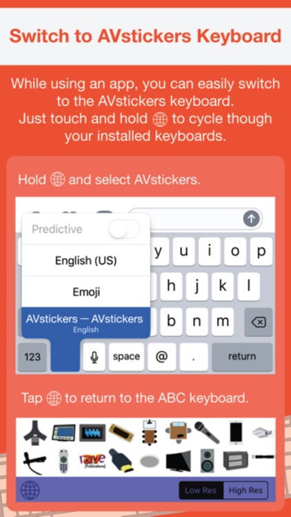 AV-stickers