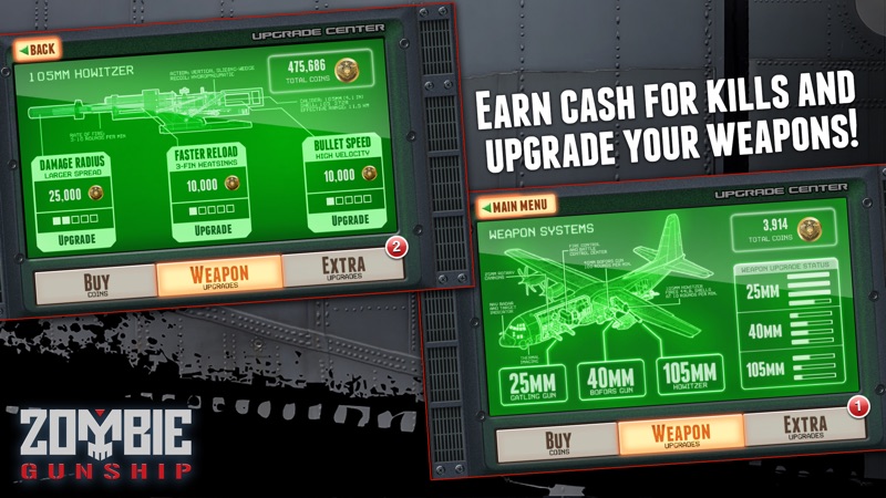 Zombie Gunship: Gun Down Zombies screenshot 3
