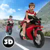 Crazy Kids Motorcycle Highway Race delete, cancel