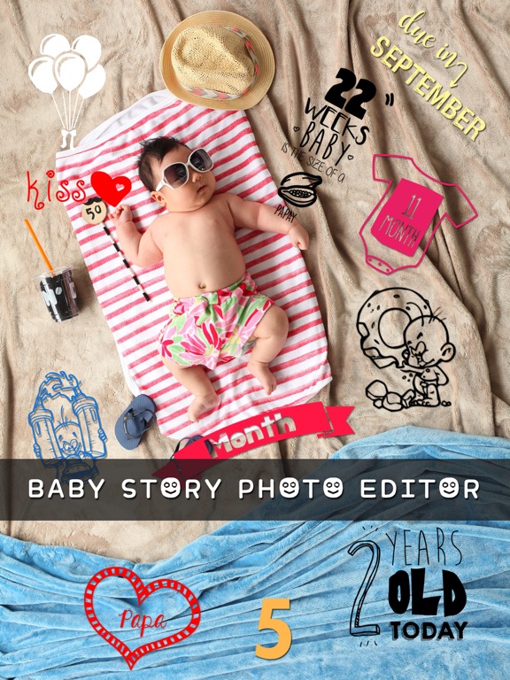 Screenshot #4 pour Baby Story Photo Editor