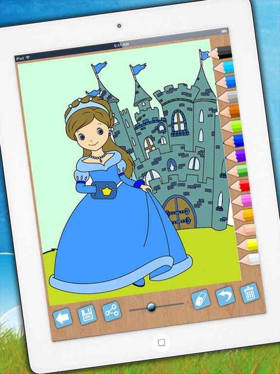 Screenshot #6 pour princesses de peinture et de couleur - Jeu éducati