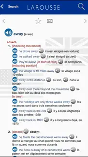 french-english unabridged dictionary iphone screenshot 2