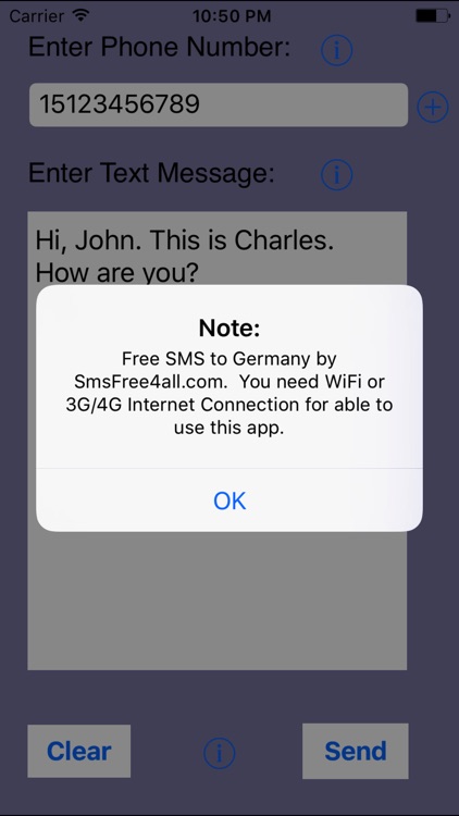 SMS Germany - Send SMS Deutschland screenshot-3
