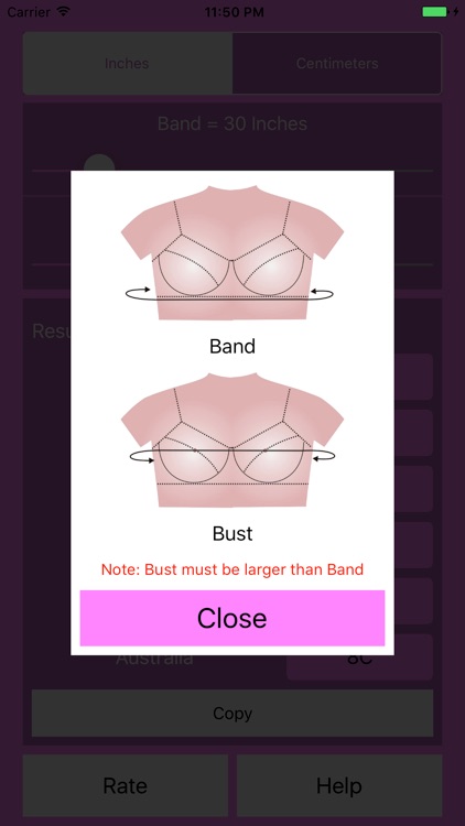 Bra Size Calculator