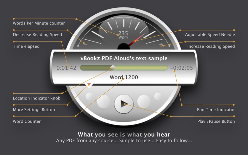 vbookz pdf voice reader iphone screenshot 4