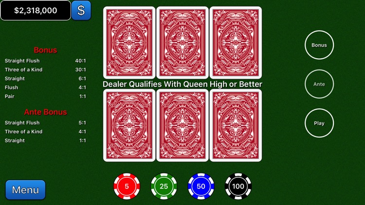 Beat the House 3 Card screenshot-4