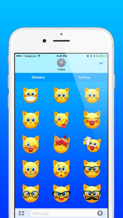 Cat Emoji - Cute Kitty Emoticon Stickers screenshot-3