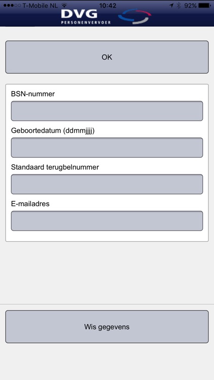 DVG Zittend Ziekenvervoer