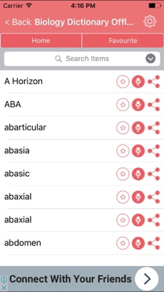 Biology Dictionary - Terms Definitions screenshot 1