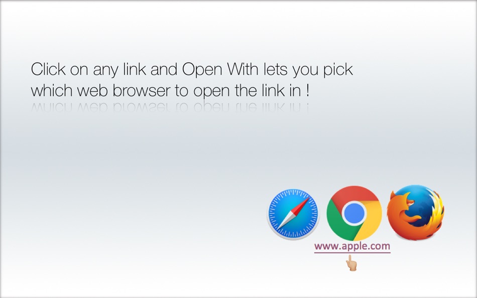 Open With -Browser/Mail picker - 2.1 - (macOS)
