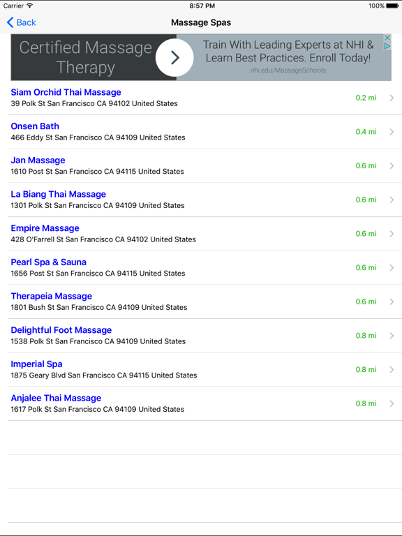 Screenshot #6 pour Massage Finder: Find In Home & Mobile Therapist