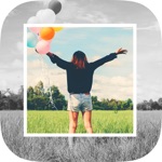 Insta frame - white square photo frames  editor