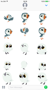 Puffin Rock Stickers screenshot