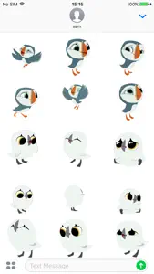 Puffin Rock Stickers screenshot #1 for iPhone